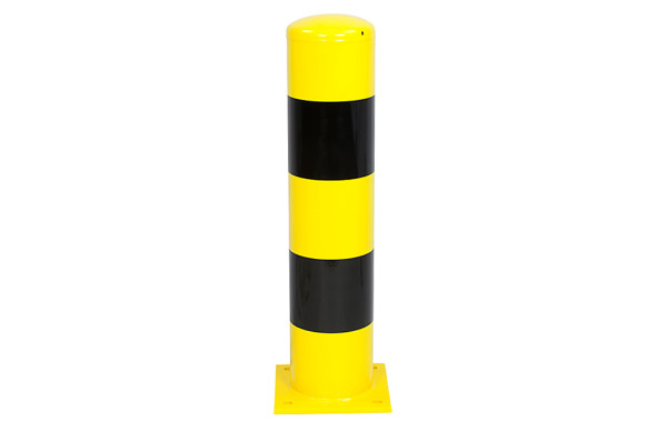 Afschermpaal geel/zwart 159 x 750 mm.