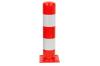 Afschermpaal rood/wit 159 x 750 mm.