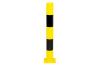 Afschermpaal geel/zwart 114 x 1000 mm.