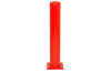 Afschermpaal rood 159 x 1000 mm.