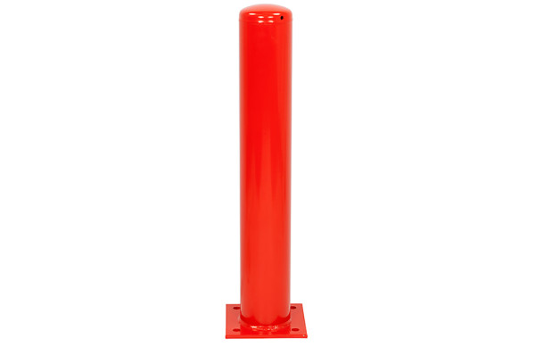 Afschermpaal rood 159 x 1000 mm.