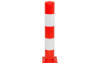 Afschermpaal rood/wit 159 x 1000 mm.