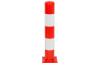 Afschermpaal rood/wit 159 x 1000 mm.