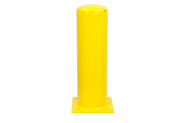 Afschermpaal geel 220 x 750 mm.