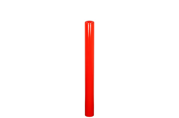 Afschermpaal aardebaan rood 159 x 1700 mm.
