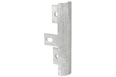 Vangrail eindstuk type B verzinkt