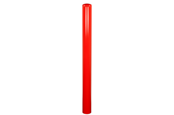 Afschermpaal aardebaan rood 159 x 2000 mm.