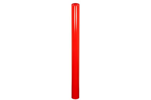Afschermpaal aardebaan rood 159 x 2000 mm.
