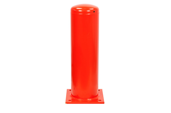 Afschermpaal rood 220 x 750 mm.