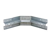 Vangrail buitenbocht type B 2 x 45°