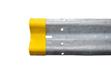 Eindstuk type A kunststof geel