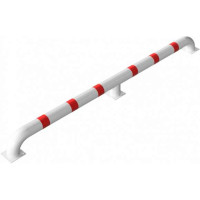 Verkeergeleider wit met rood