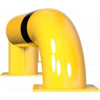 Wieldwinger rechts geel/zwart 3000 mm.