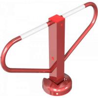 Aanrijdveilige parkeerbeugel opklapbaar met europrofiel cilinderslot