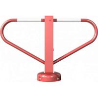 Aanrijdveilige parkeerbeugel opklapbaar met europrofiel cilinderslot