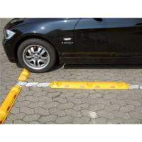 Smalle parkeerdrempel geel