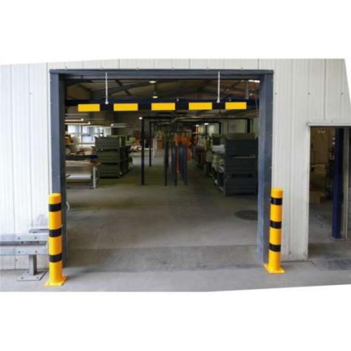 Hoogtebegrenzer 6000 mm. tweezijdig reflecterend