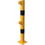 Verwijderbare eindpaal voor boven- en kniestang 