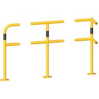 Eindpaal veiligheidsreling 250 mm.