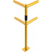 Eindpaal veiligheidsreling 500 mm.