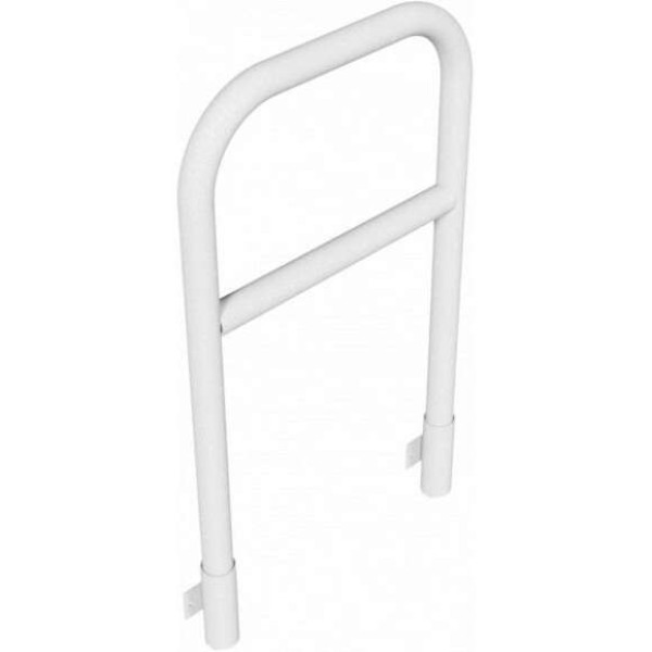 Stalen buis hoepel met dwarsbalk geschikt voor wandmontage 1200x700 mm. 