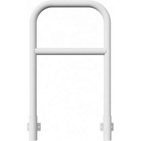 Stalen buis hoepel met dwarsbalk geschikt voor wandmontage 1200x700 mm. 