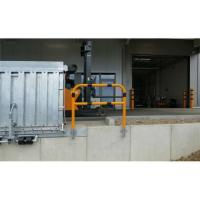 Veiligheidshek met dwarsbalk geel/zwart geschikt voor wandmontage 1200x1000 mm.