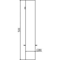 Grondkoker voor bevestiging van afschermpalen
