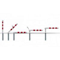 Neerklap- én uitneembare afzetpaal rood wit met driekantsluiting 900 mm.