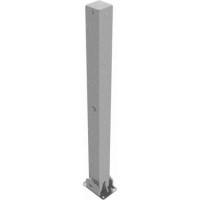 Neerklapbare afzetpaal met hangslot 900 mm.