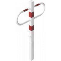 Parkeerbeugel verwijderbaar rood/wit