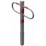 Parkeerbarrière verwijderbaar met profielcilinder en 3 sleutels