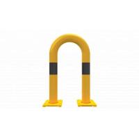 Beschermbeugel geel/zwart verwijderbaar 650x400 mm.