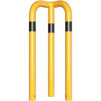 Beschermbeugel geel/zwart 90° 650 mm. hoog