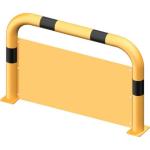 Valbeugel met onderrijbeveiliging 1000 mm.