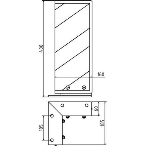 Flexibele kolombeschermer