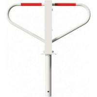 Parkeerbeugel met rond cilinderslot voor in beton, 500mm boven de grond