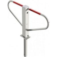 Parkeerbeugel met rond cilinderslot voor in beton, 500mm boven de grond