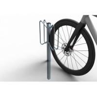 Fietsenrek voor in de grond, tweezijdig verstelbaar