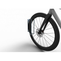 Enkele parkeervak fiets voor wandmontage gegalvaniseerd