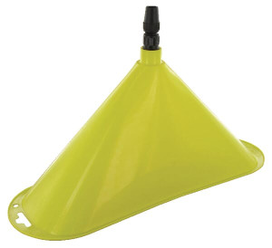 SPUITSCHERM MET VLAKSTRALER