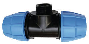 T-KOPPELING S16 16X½" BU-DR.