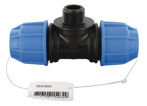 S16 T-KOPPELING 25X¾" BU-DR.