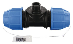 S16 T-KOPPELING 32X¾" BU-DR.