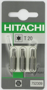 BITS TORX 1/4" T20-25MM (3X)
