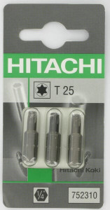 BITS TORX 1/4" T25-25MM (3X)