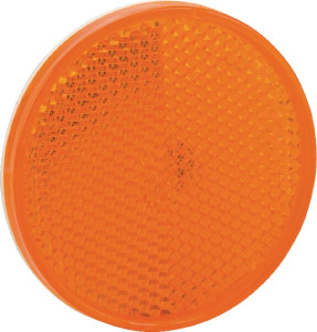REFLECTOR, ORANJE, ROND