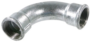 BOCHT 90° BI/BI VERZINKT 2 1/2"