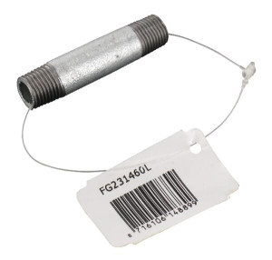 PIJPNIPPEL VERZ. 1/4"X60MM