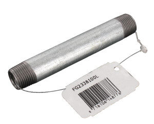 PIJPNIPPEL VERZ. 3/8"X100MM